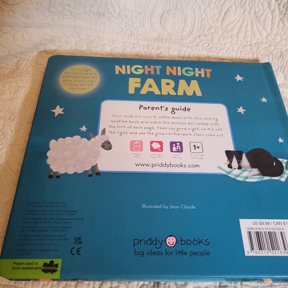 Pig Sock Plush/Glow in the Dark Board Book - Picture 7 of 7